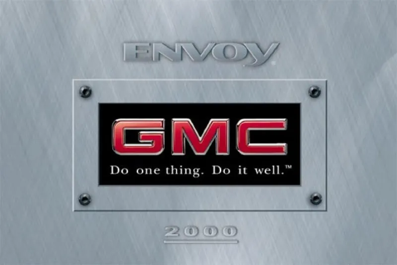 2000 GMC Envoy Owner’s Manual